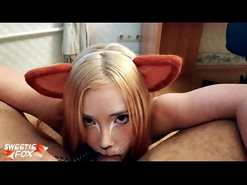 ❤️ Kitsune उसके मुंह में डिक और सह निगल ❤️  सेक्स हम पर ️
